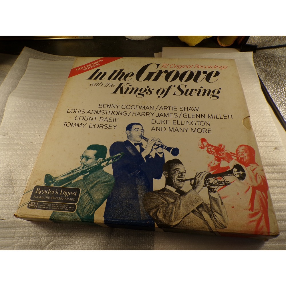 In the Groove with the Kings of Swing Vinyl Box Set Reader's Digest RCA Jazz LP
